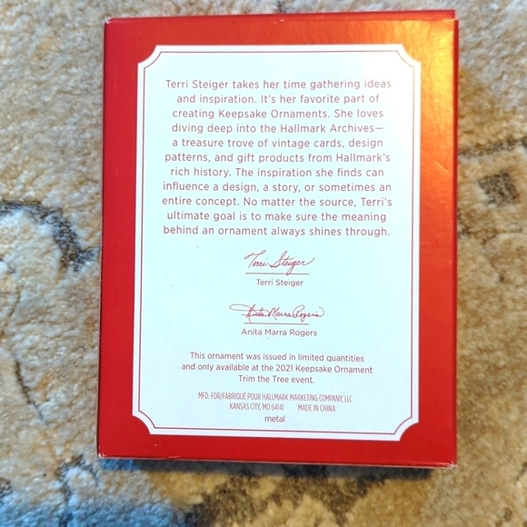 NIB Hallmark 2021 Keepsake Ornament Rocking Horse Gift - Picture 4 of 6